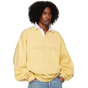 Fear of God Essentials Bonded Polo - Light Tuscan, XS